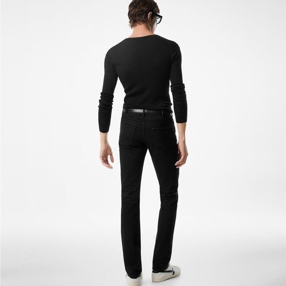 Tom Ford Black Stretch Straight Fit Denim - Picture 2 of 14